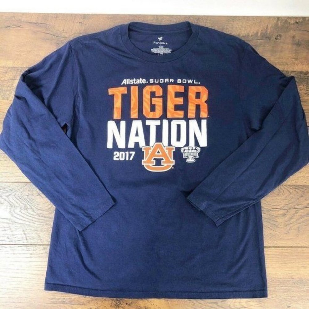 Fanatics 2017 Auburn Sugar Bowl Long Sleeve Shirt -‎ L